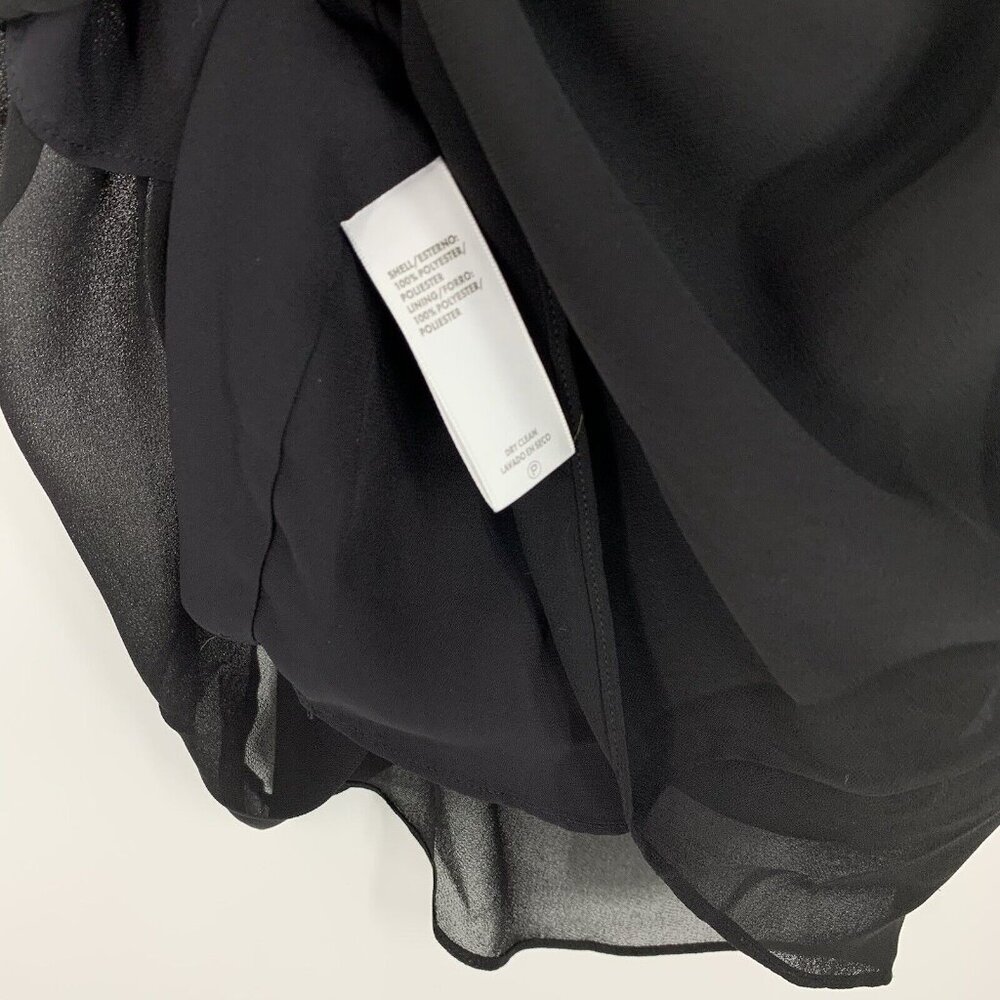 Rebecca Minkoff Dress Kinsley Black Sleeveless Ruched Shirred Mini - Picture 12 of 12